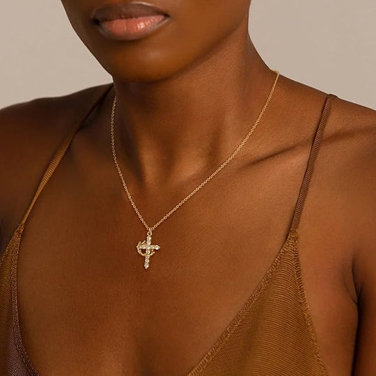 Crown Cross Necklace