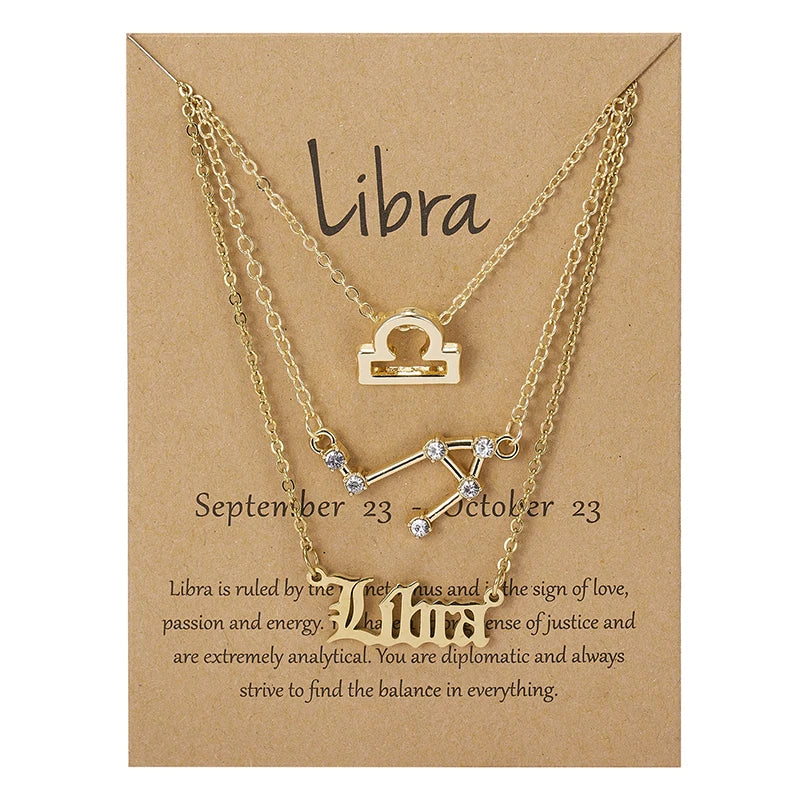 Zodiac Necklace Set