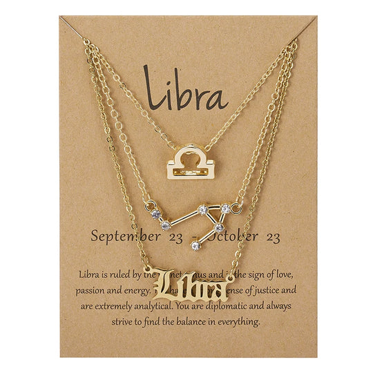 Zodiac Necklace Set