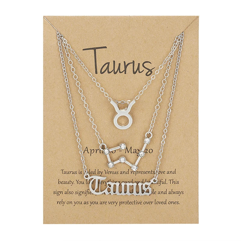 Zodiac Necklace Set