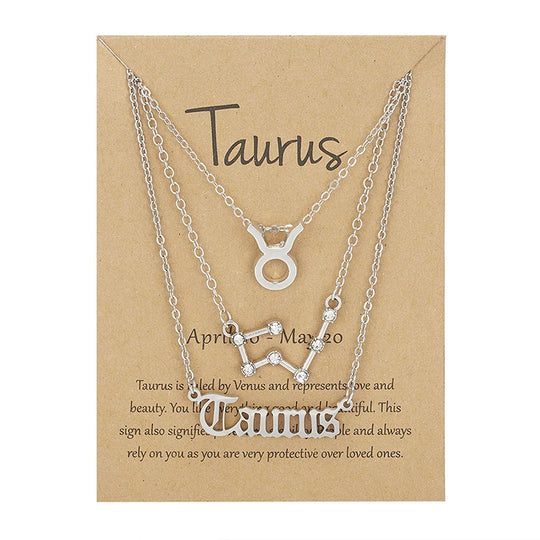 Zodiac Necklace Set