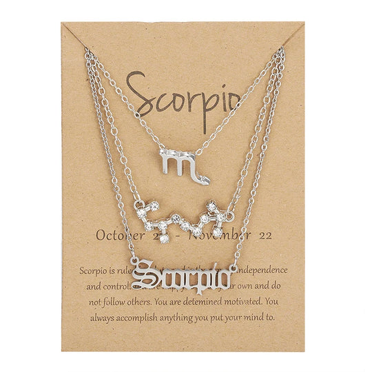 Zodiac Necklace Set