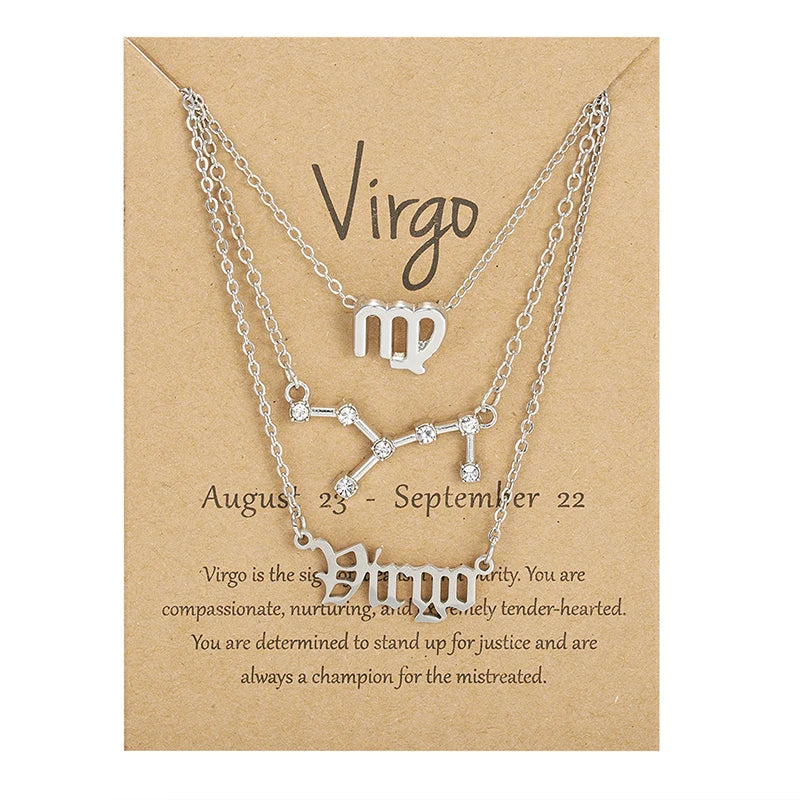 Zodiac Necklace Set