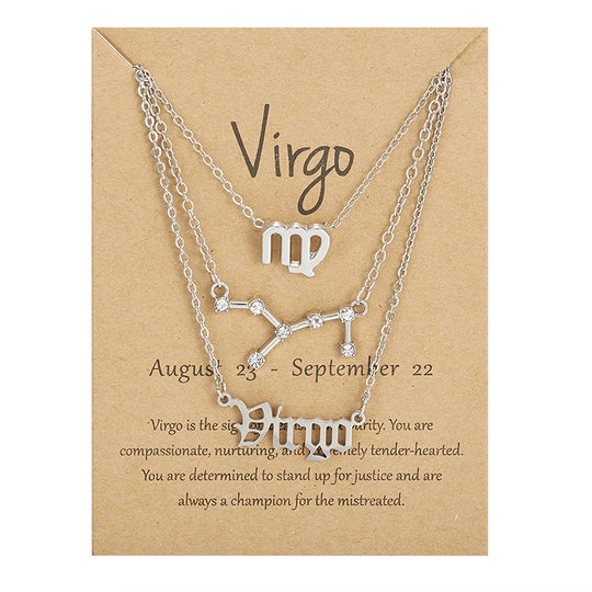 Zodiac Necklace Set