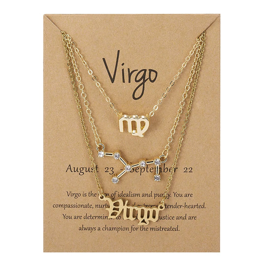 Zodiac Necklace Set