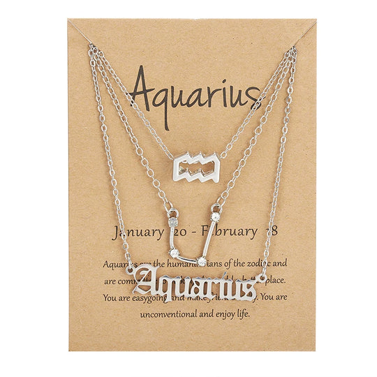 Zodiac Necklace Set