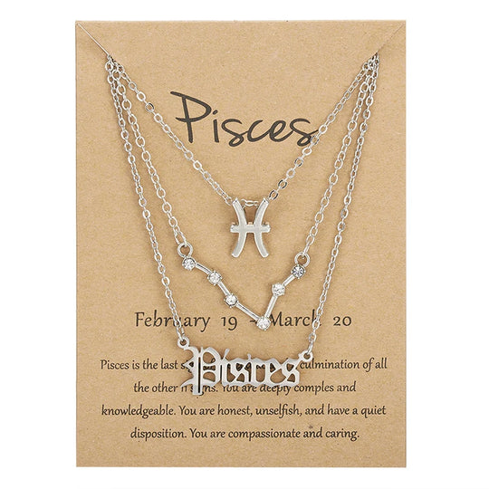 Zodiac Necklace Set